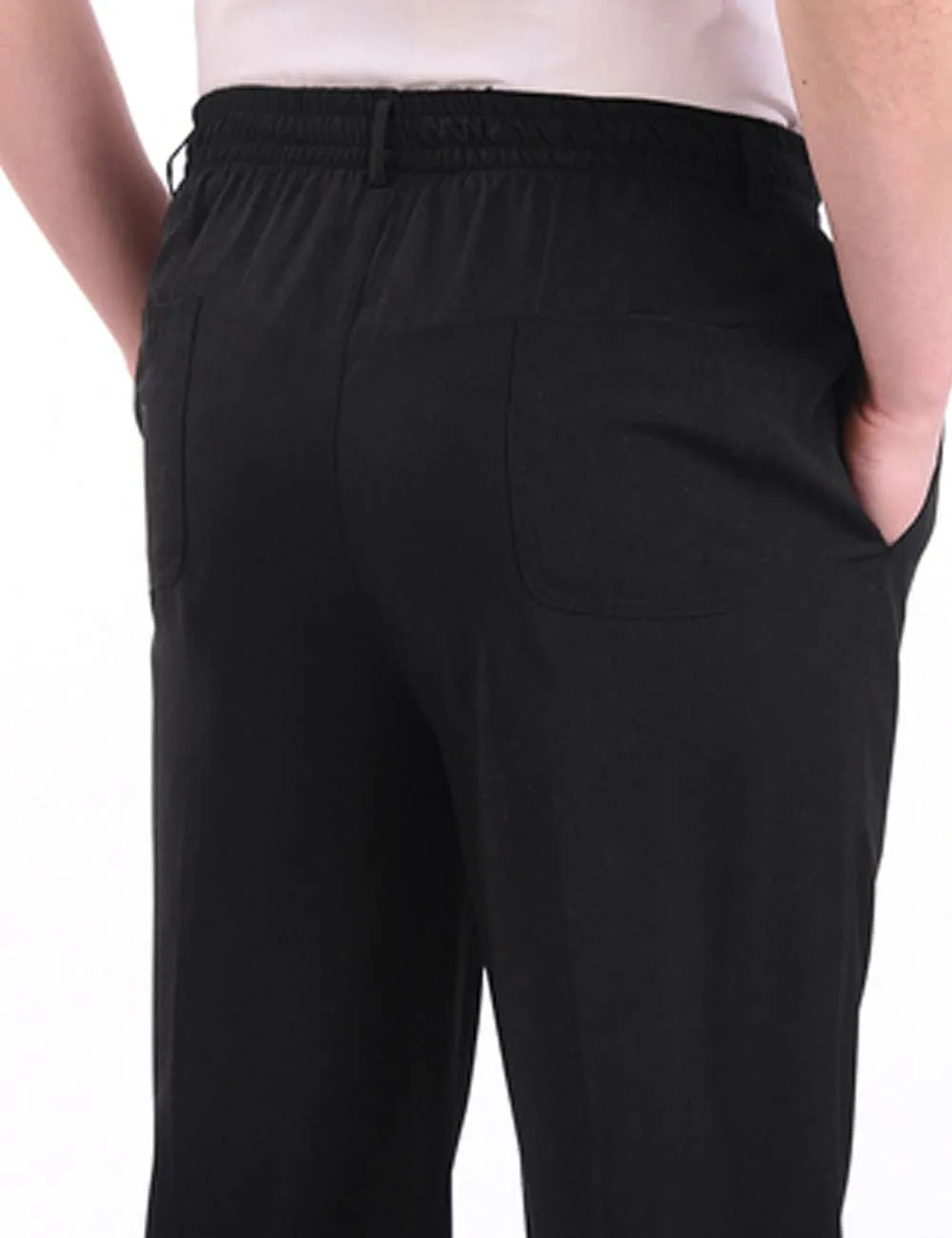 Zoulee Men's Summer Casual Zipper Fly Closure Jogger Sweatpants Quick-Drying Pants