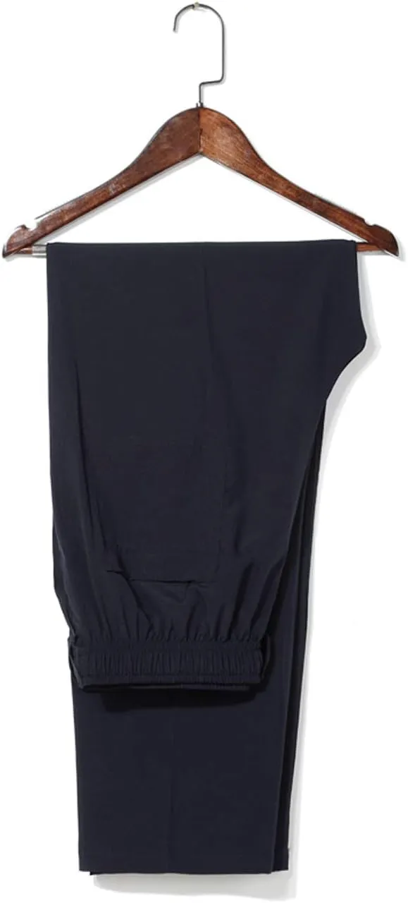 Zoulee Men's Summer Casual Zipper Fly Closure Jogger Sweatpants Quick-Drying Pants